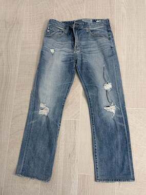 AG Adriano Goldschmied The Matchbox Slim Straight Jeans Size 32